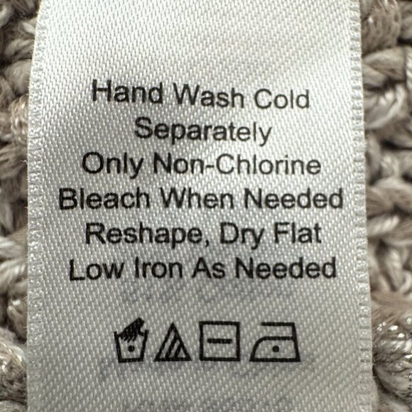 Women's Coldwater Creek One-Button Closure Beige Cardigan Large (14) - Picture 6 of 8